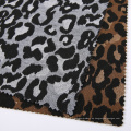 Textiles personalizados tela y textiles para ropa Hilo de rayón teñido pequeño leopardo jacquard jersey tela triple oem oem aceptar